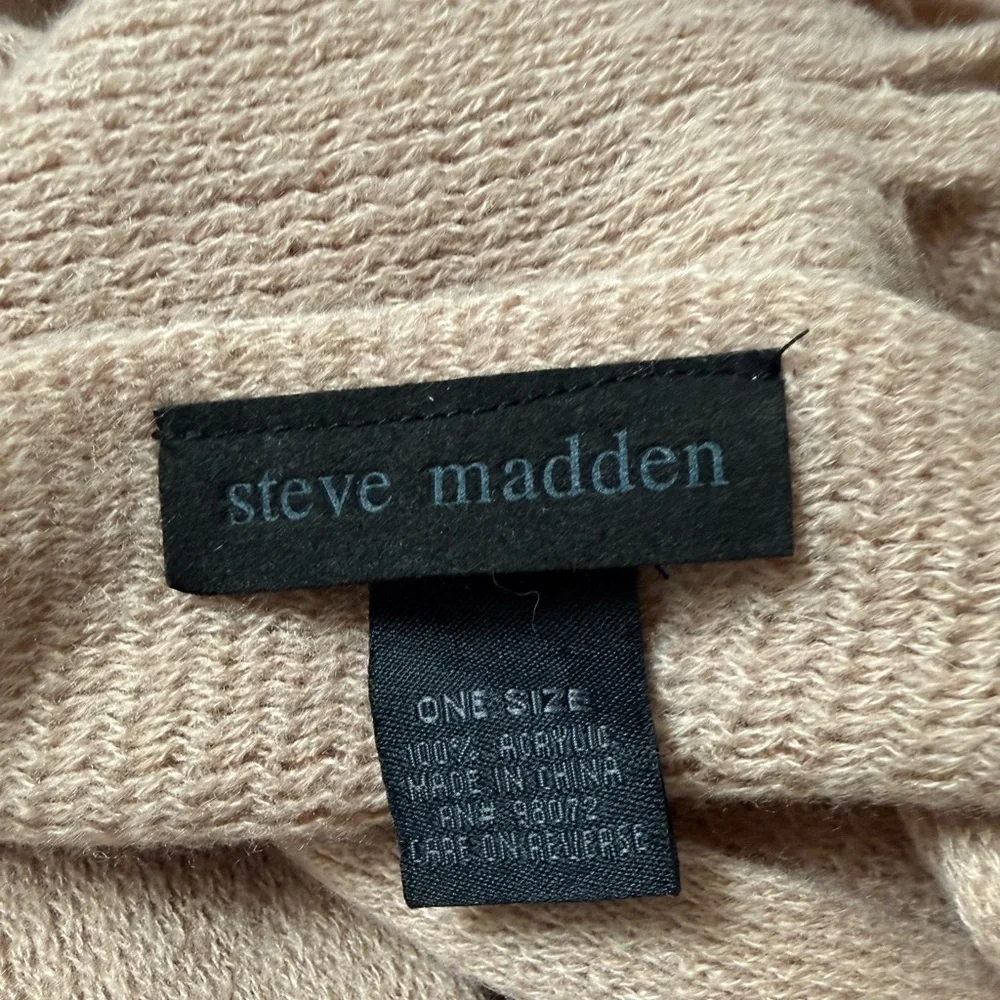 Steve Madden | Dusty Rose Oversized Blanket Scarf with Fringe